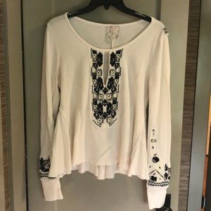Free People Thermal Knit Top